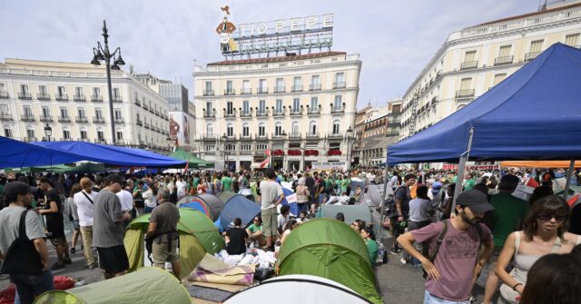 Eviction of 87-Year-Old Sparks Encampment Protest in Madrid over Housing Crisis