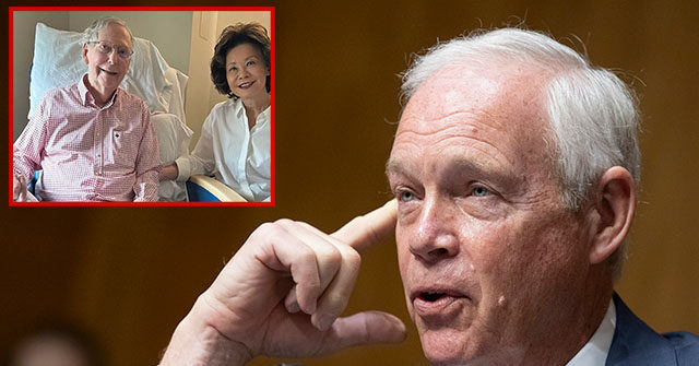 Sen. Ron Johnson Casts Doubt on Photo of Mitch McConnell in Hospital: Heard from a Source It ‘Was an Older Photo’