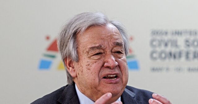 U.N. Chief Guterres Pleads for Cash as ‘Financial Collapse’ Looms