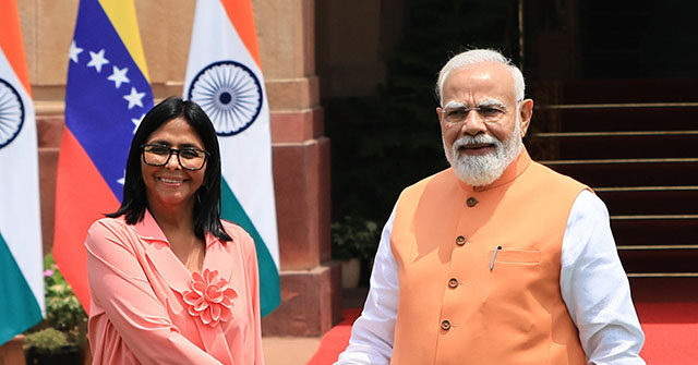 Delcy Rodríguez Visits India, Venezuela’s Second Top Oil Buyer