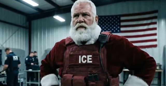 Watch: ICE Releases AI Video of Santa Rounding Up Illegal Aliens, Urges Self-Deportation to Avoid the ‘Naughty List’