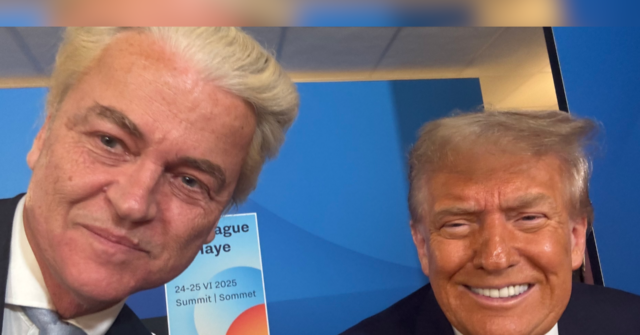 Dutch Populist Leader Geert Wilders Talked ‘Huge Danger’ of Mass Migration With President Trump at NATO Meeting