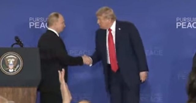 Trump Says Meeting with Putin was “Very Good” – “Very Happy to Hear Him Say, if I Was President, that War Would Have Never Happened.”