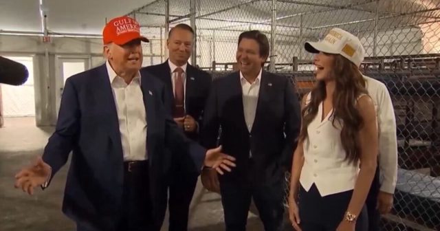 President Trump Takes a Swipe at Joe Biden During Tour of Alligator Alcatraz… ‘That Son of a B*tch’ (VIDEO)