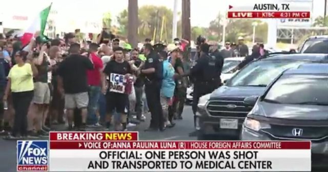 JUST IN: Protestors Storm Law Enforcement After ICE Agent Shoots Venezuelan Illegal During Confrontation in North Austin (VIDEO)