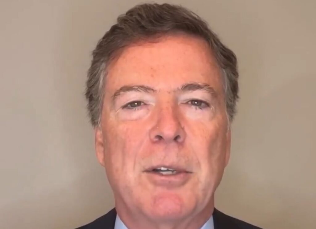Comey Trashes President Trump in 5-Minute Rant, Says Taylor Swift Helps Him Cope with Trump (VIDEO)