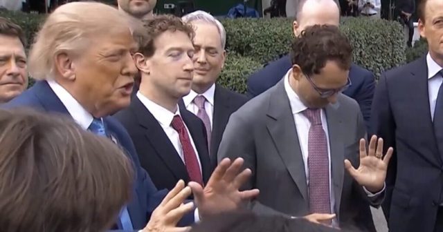 WATCH: Trump Slams CNN During Press Conference with AI Executives – “She’s Fake News, CNN, the Worst!”