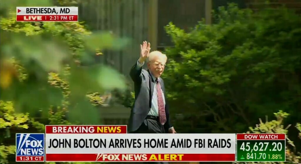 A Shaken Up Bolton Returns Home After FBI Busts Down His Door in Early Morning Raid (VIDEO)