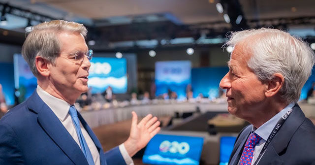 Jamie Dimon Backs Treasury Push Including Private Sector at G20