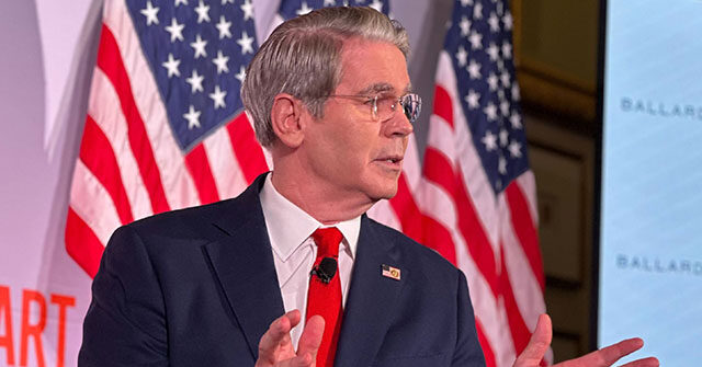 Exclusive — Scott Bessent: China ‘On Their Heels’ Because ‘the World Is Now with Us’