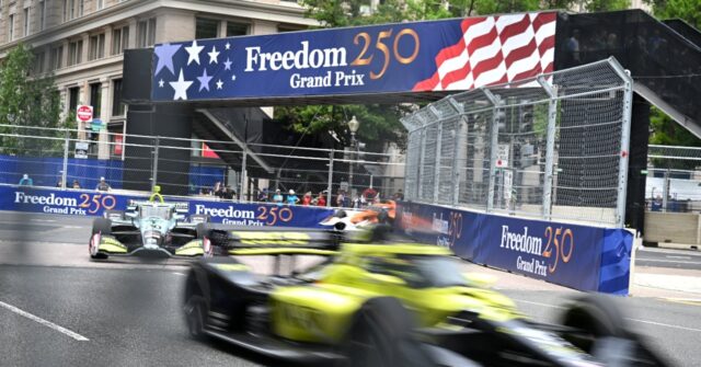IndyCars Zip Among Iconic Washington Landmarks Ahead of Freedom 250