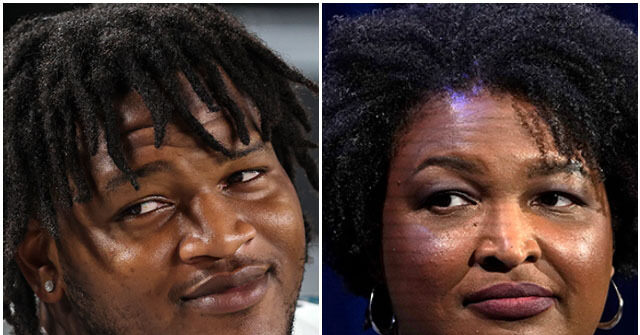 ‘Spitting Image’: Ejected Eagles Player Jalen Carter Bears Shocking Resemblance to Stacy Abrams