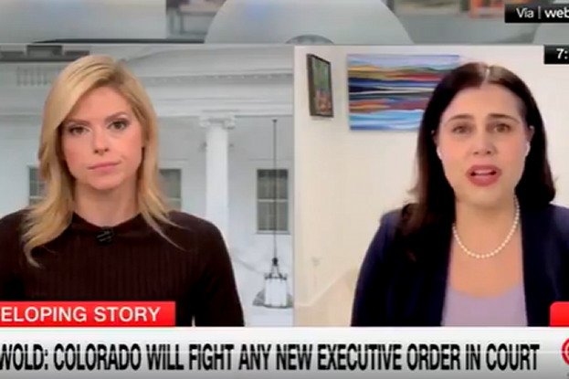 Woman Who Tried to Take Trump Off 2024 Ballot in Colorado Calls Him a Threat to Democracy for Wanting to End Mail-In Voting (VIDEO)