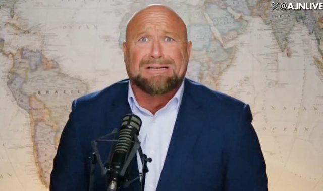 12 minutes of Alex Jones shilling for Netanyahu