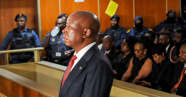 South African ‘Kill the Boer’ Radical Julius Malema Sentenced to Five Years for Gun Crimes