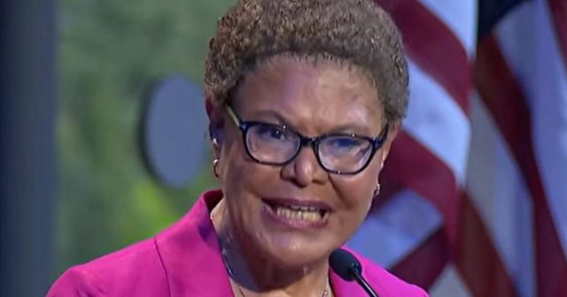 OH PLEASE: Karen Bass Tries to Blame Trump for Rising Number of Homeless in Los Angeles