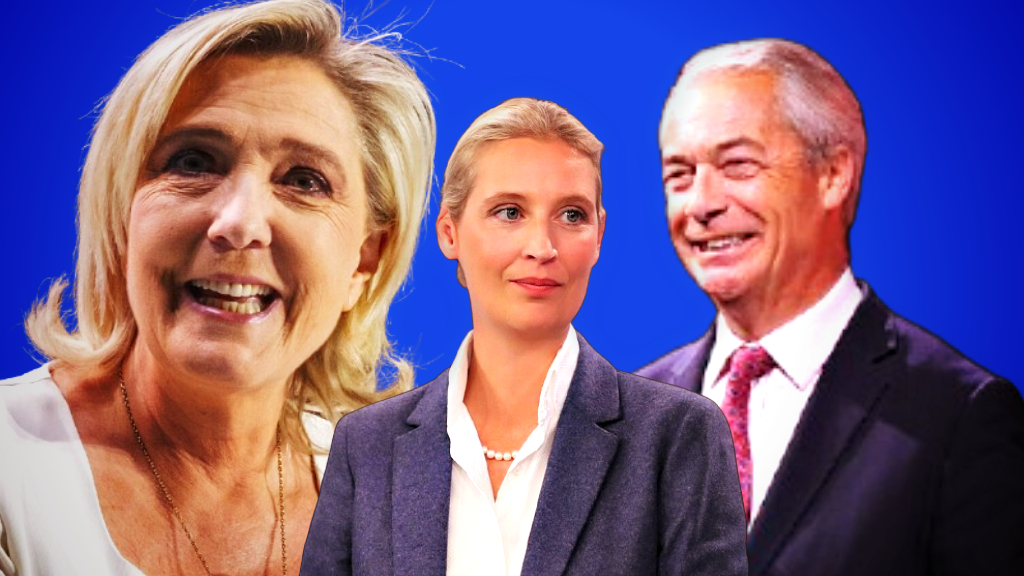 THE RIGHT STUFF: With German AfD Party Topping Opinion Poll for the First Time, Now Right-Wingers Lead Voter Preference in the UK, France and Germany in Historic Shift