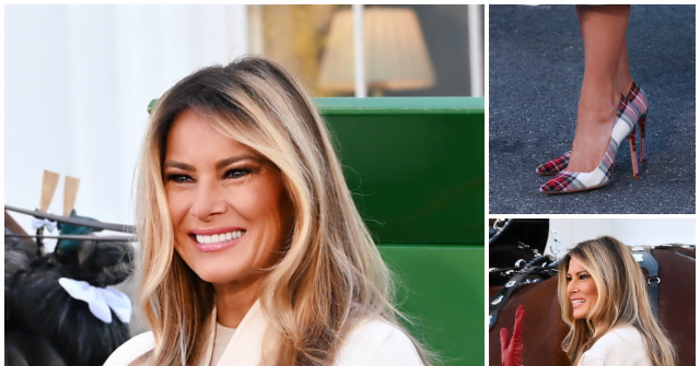 Fashion Notes: Melania Trump Kicks Off the Holidays in Tartan Manolo Blahniks