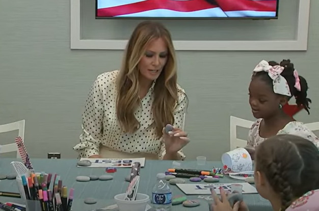 BEAUTIFUL! First Lady Melania Trump Began Celebrating Independence Day Weekend by Visiting Children’s National Hospital in Washington, DC (VIDEO)