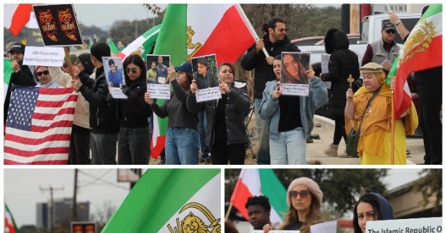 San Antonio Iranian Americans Rally Against Khamenei as Trump Positions U.S. Armada Near Iran