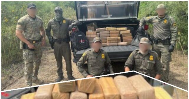 69 Pounds of Cocaine Seized from Cartel Drug Mules Crossing Border into Texas
