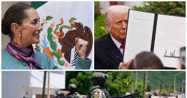 Trump Hits Mexico with New Tariffs, ‘Not Enough’ Action to Stop Cartels, Mexican President Calls for Calm