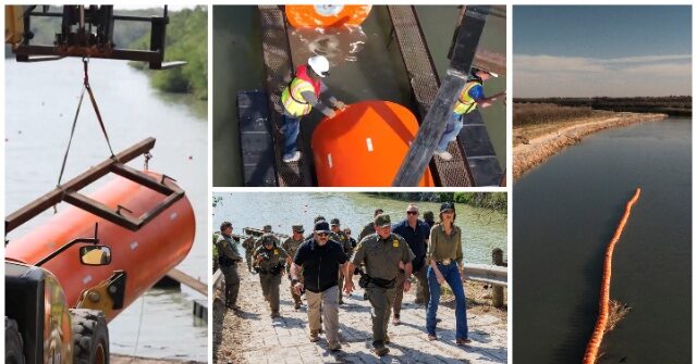 WATCH: DHS Adopts Abbott’s Strategy, Deploying 500+ Miles of Federal Buoy Barriers Along Texas-Mexico Border