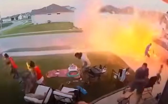 CLASSIC: Viral Video From 2022 Shows the Moment a Family’s Yard Turned Into a WAR ZONE Due to a Fireworks Mishap