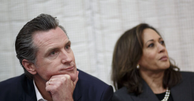 Gavin Newsom Rocked by Poll Showing Him Losing Dem. Nomination Drive to Kamala Harris