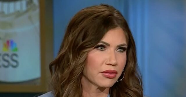 Noem: ‘Unfortunate’ People ‘Playing Politics’ with Texas Floods