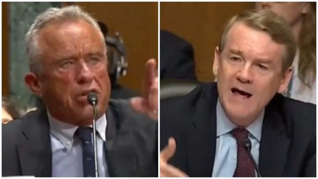 Fireworks! Shouting Match Erupts Between RFK Jr and Dem Senator Michael Bennet Over mRNA Vaccines After RFK Jr. Asks Him a Question on the Topic (VIDEO)