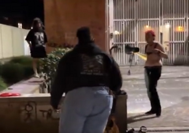 Portland Woman Angrily Confronts Antifa Members Protesting ICE: ‘Turn That S**t Down! We the People Need Sleep!’ (VIDEO)
