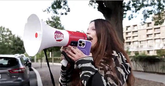 WATCH — Leftist Protester Interrupts D.C. Charlie Kirk Vigil: ‘F*ck Trump’