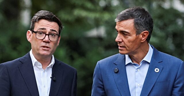 Watch: Spanish PM Sánchez Shares Central Park Stroll with British PM Andy Burnham