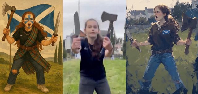 Psy-Op Alert: The Dundee Dagger Girl