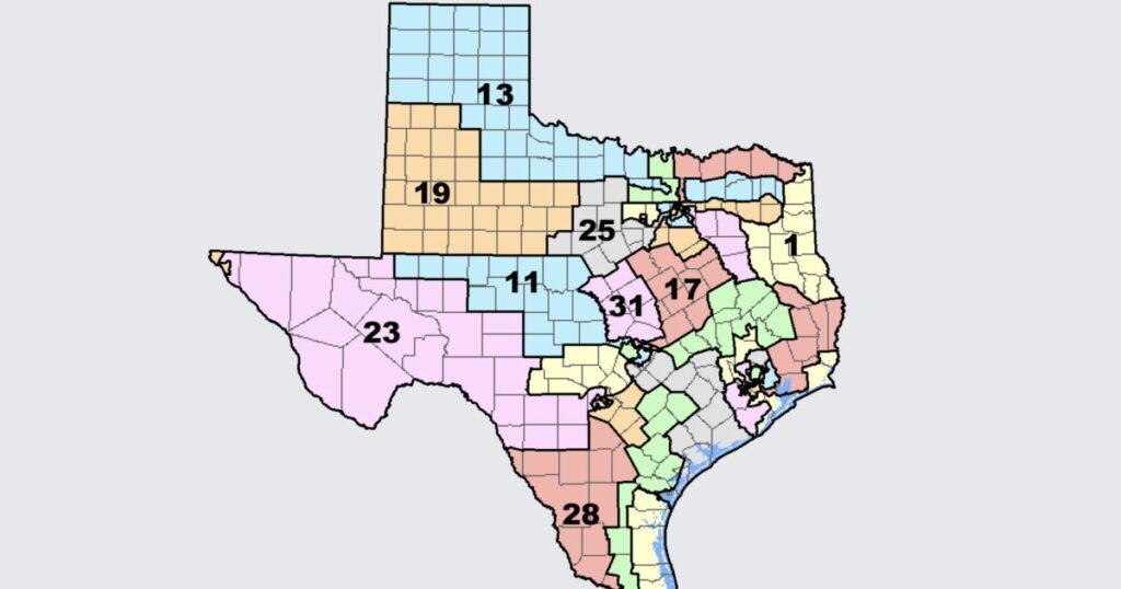 Texas Republicans Release New Congressional Map That Could Hand GOP 5 More Seats