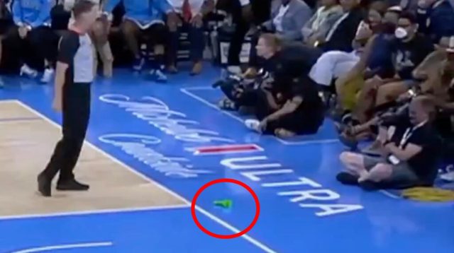 Lime-Green Dildo Thrown onto Court for the SECOND TIME in a Week at WNBA Game (VIDEO)