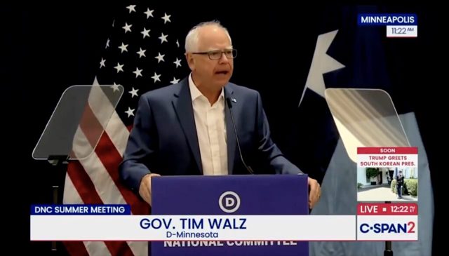 Unhinged Tim Walz Goes Berserk on Stage — Urges Democrats to Burn Flags with Trump’s Photo and Calls Trump a “Manchild” with “Fat Ankles”