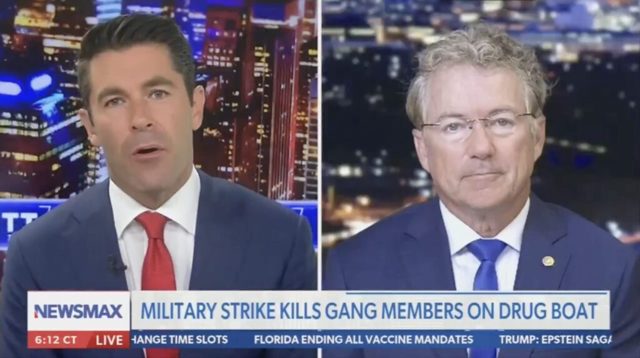 Rand Paul Slams Trump Administration Over Strike on Venezuelan Drug Boats: “Are We the World’s Policemen?”