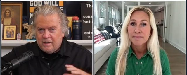 Rep Marjorie Taylor Greene Joins The War Room’s Steve Bannon – Is Determined to Strip Defense Budget and Prioritize on US Interests (VIDEO)