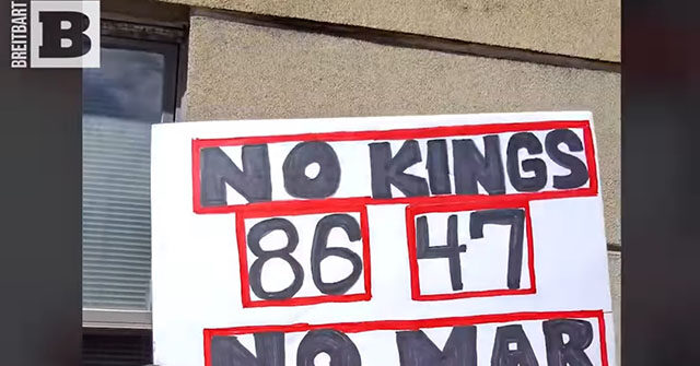 WATCH: ‘No Kings’ Protester Says ’86 47′ Means ‘We’re Out of Mashed Potatoes’
