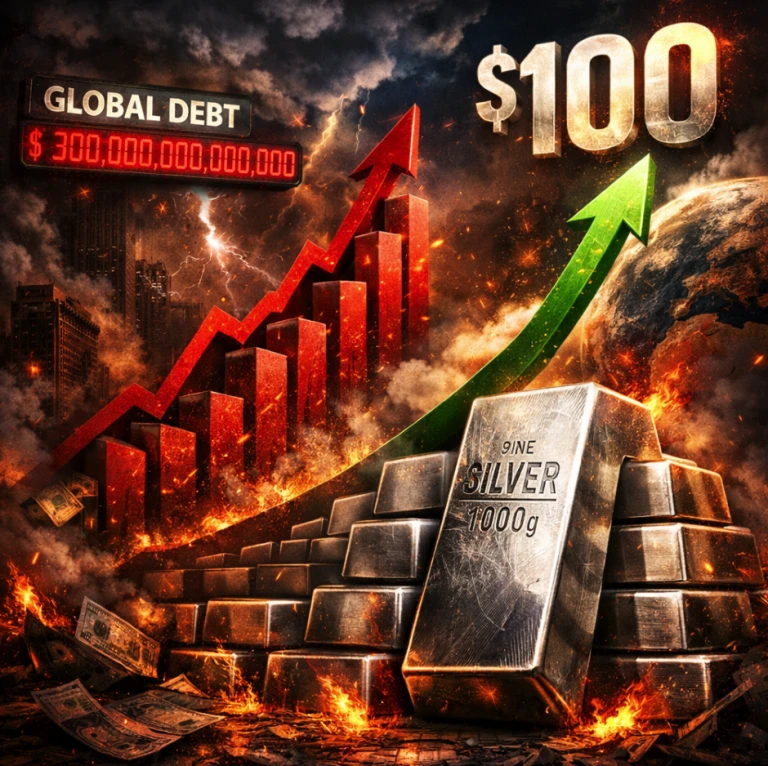 As Silver Surges Toward The Magical $100 Mark, Global Debt Levels Are Exploding And The U.S. Dollar Is Dying