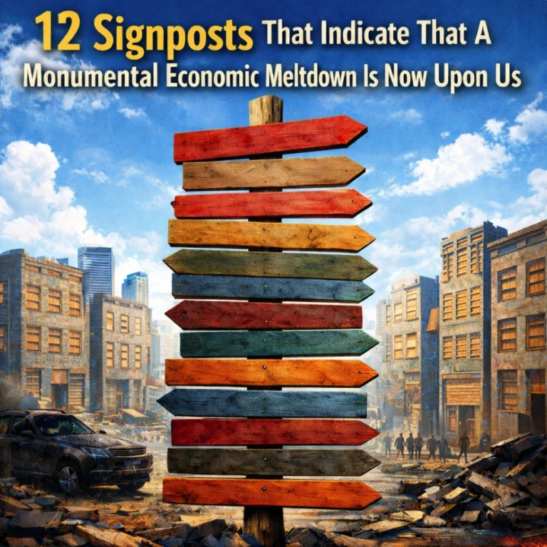 12 Signposts That Indicate That A Monumental Economic Meltdown Is Now Upon Us