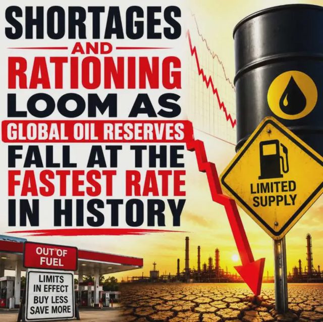 Shortages And Rationing Loom As Global Oil Reserves Fall At The Fastest Rate In History