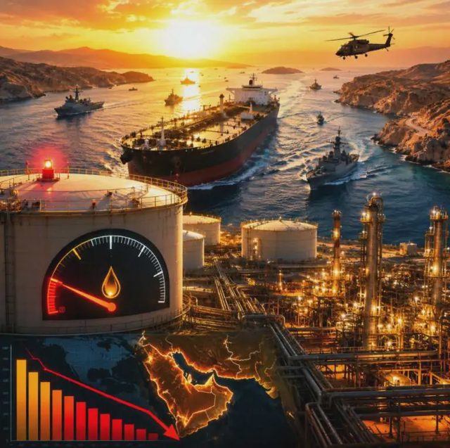U.S. Oil Stockpiles Fall To Critically Low Levels As Iran Continues To Mess With The Strait Of Hormuz