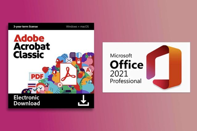 Pay Once for 3 Years of Adobe Acrobat Pro + Get Microsoft Office for Life — 83% Off