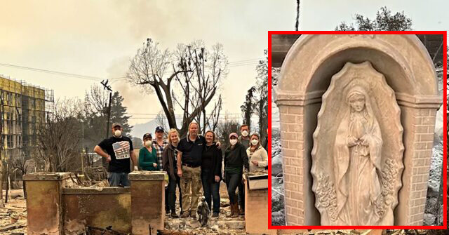 Watch — Family Sings Christian Hymns over Eaton Fire Home Recovery Site