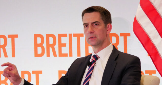 Exclusive: Sen. Tom Cotton on His Bill to Block Pharmaceuticals Made by CCP-Affiliated Companies