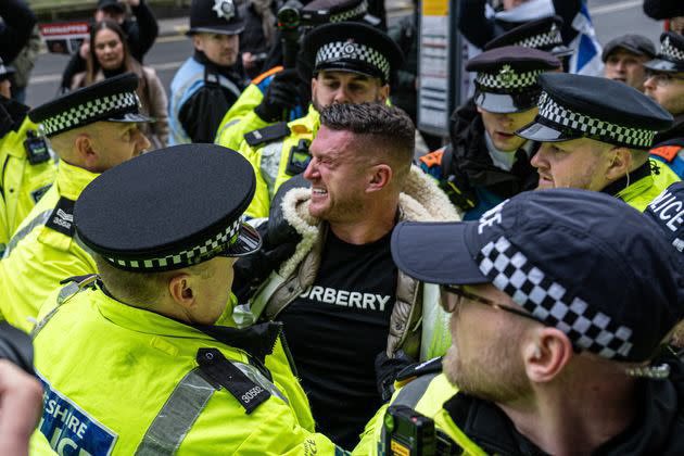 UK FALLEN: Tommy Robinson ARRESTED 2nd Time this Week for Posting “F*** Palestine – F*** Hamas – F*** Islam” After Self-Defense Arrest Monday