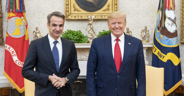 Trump: Greece Is ‘Terrific’ Ally, Mitsotakis ‘Terrific Guy’ and Right About Looming Deal with Iran